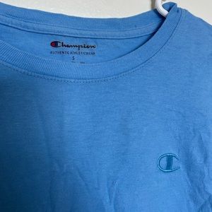 blue champion t shirt